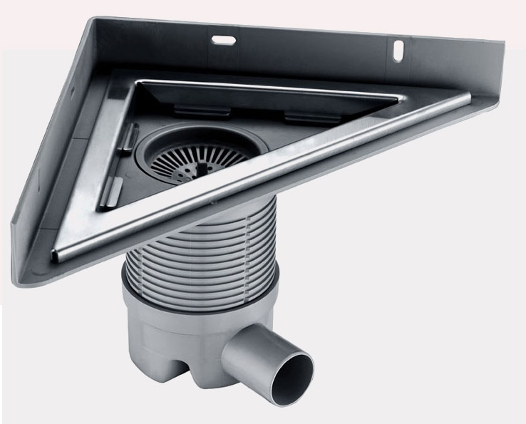 Трап душевой угловой