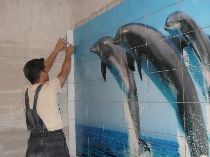 Укладка фотоплитки