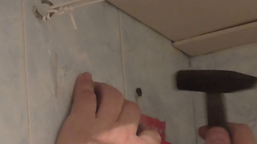 Установка дюбеля