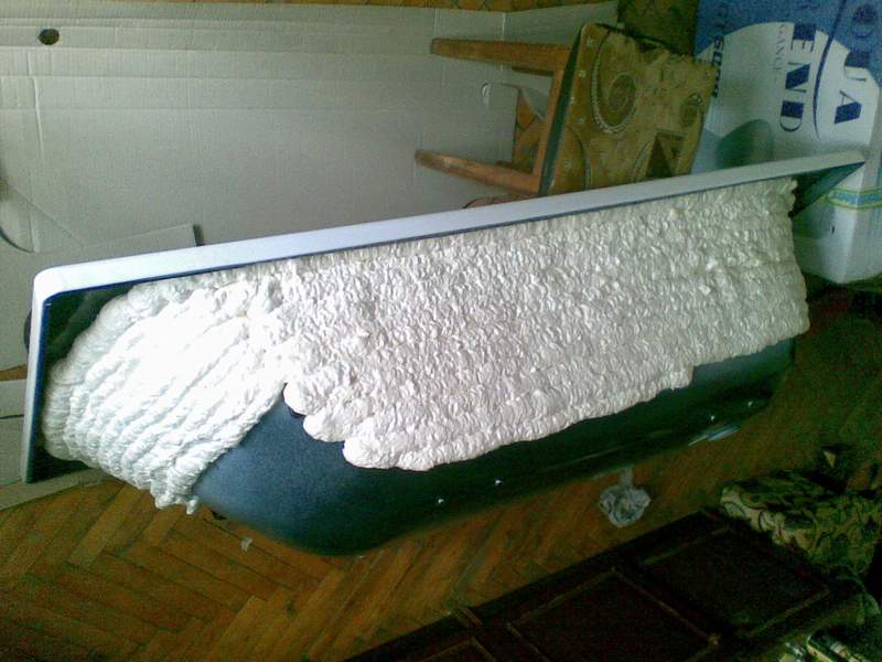 Утепление ванны пеной