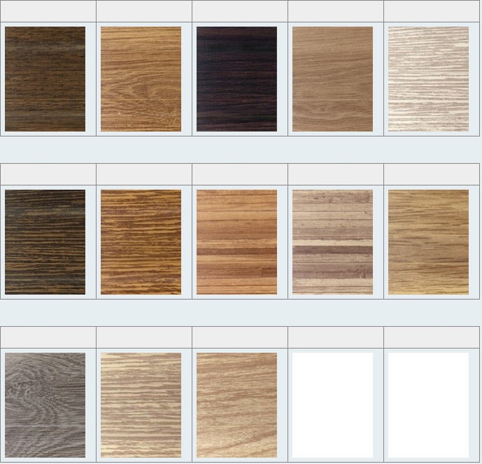 Варианты расцветок с имитацией дерева