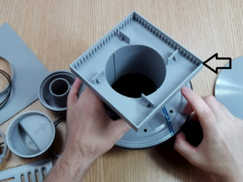 Верхний стакан