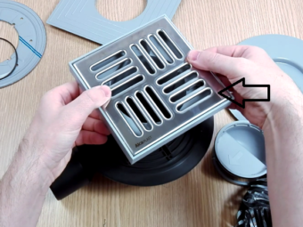 Верхняя декоративная решетка