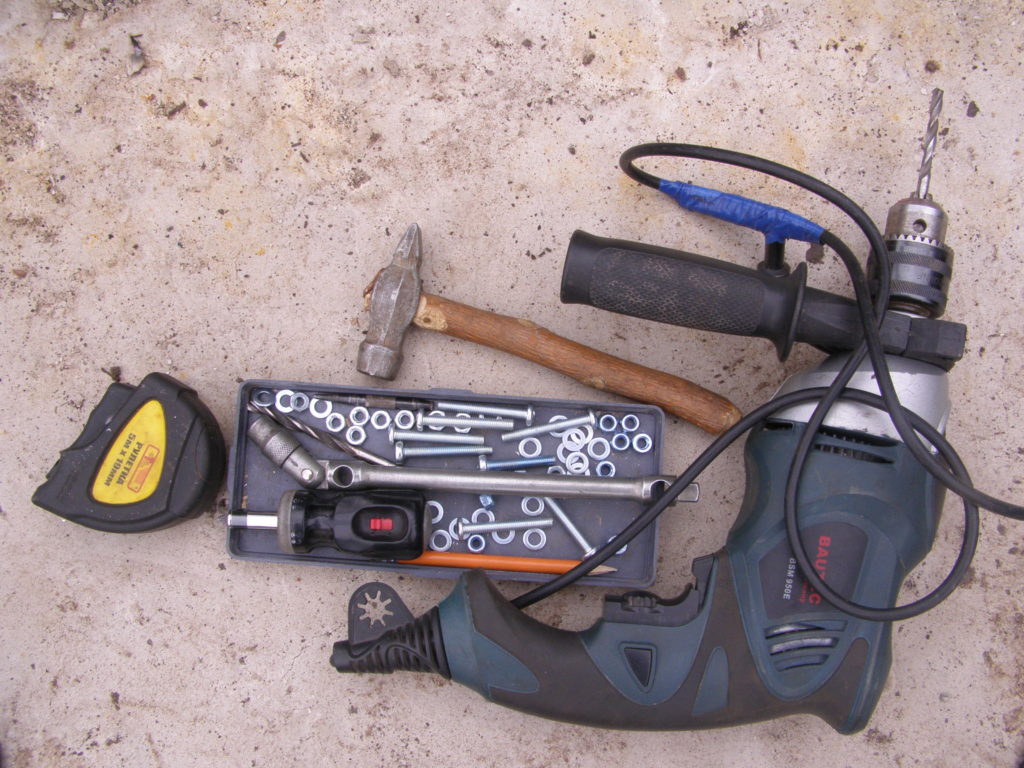 Все инструменты должны быть под рукой