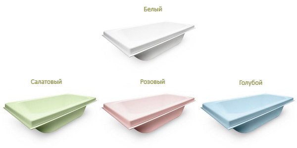 Выбор цвета акрилового вкладыша