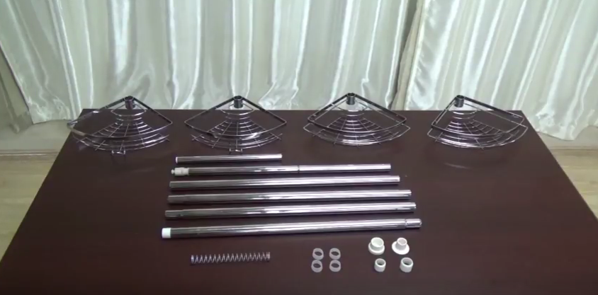 Элементы телескопической полки