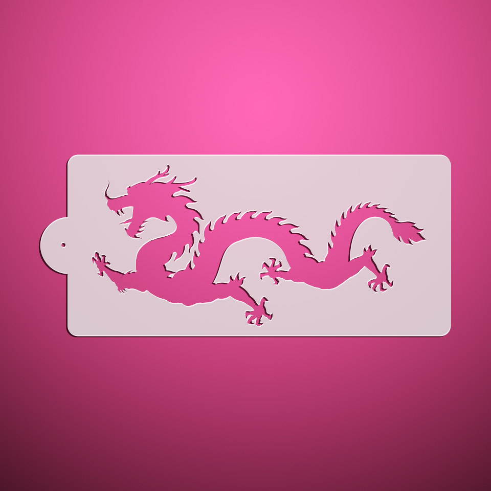 Закрепите трафарет на стене