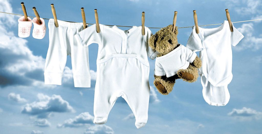 Закрепляйте белье прищепками, чтобы не упало