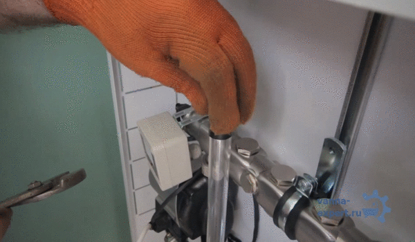 Заполнение системы