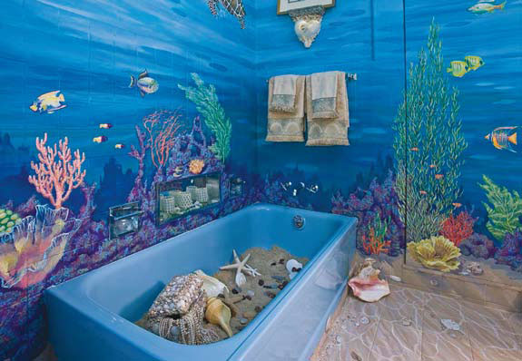 декор ванной комнаты