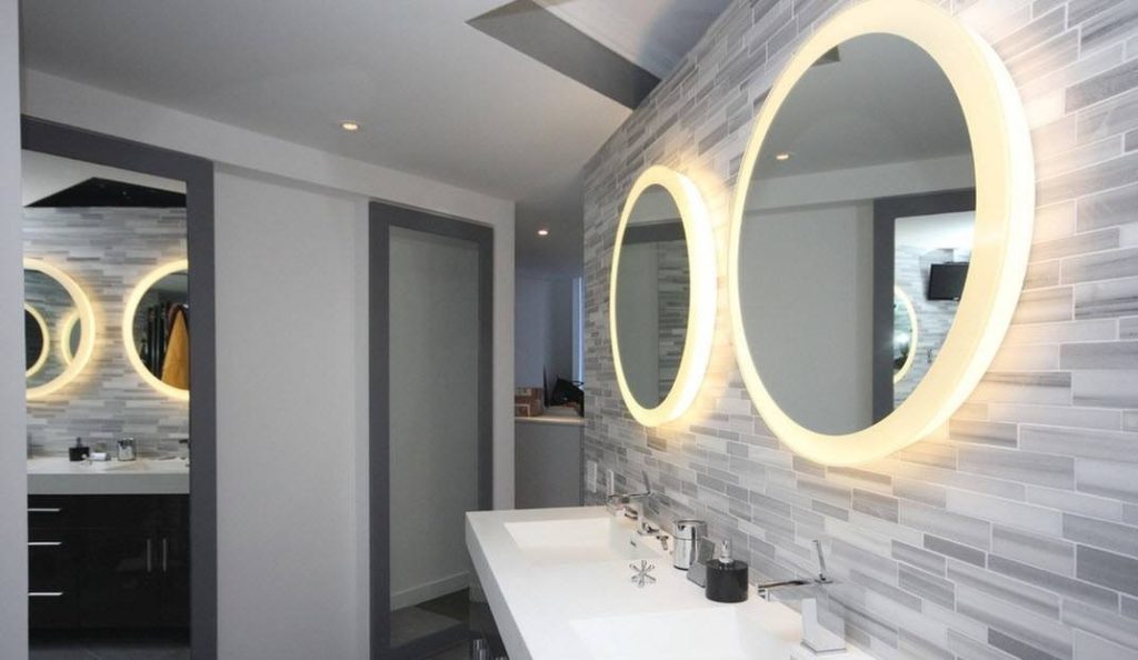 Круглые зеркала с подсветкой