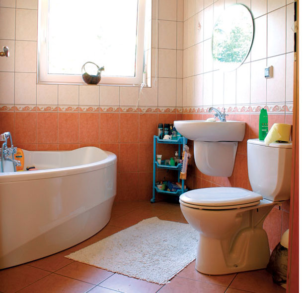 Ванная комната облицованная плиткой как класть плитку в ванной