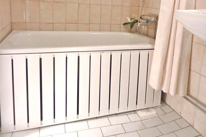 Пластиковые панели под ванну