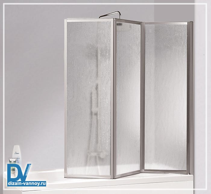 складная шторка для ванной