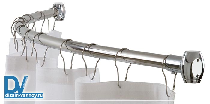 карниз для ванной угловой