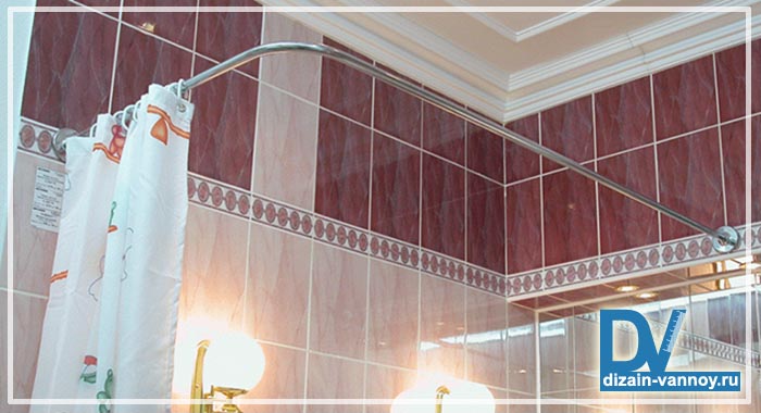 карниз для ванной