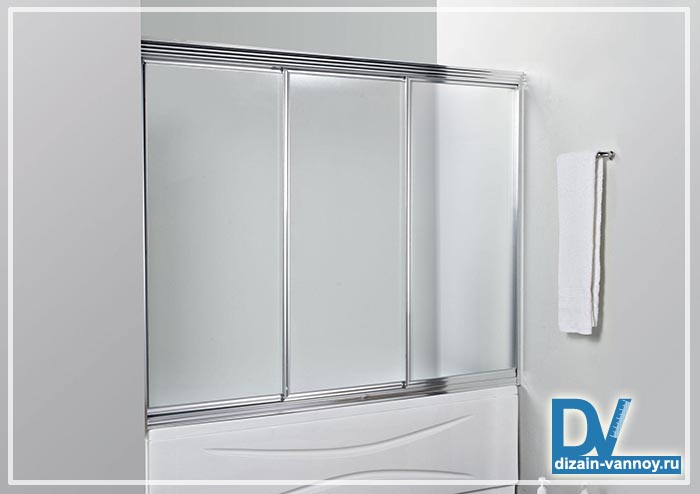 ширма для ванной раздвижная