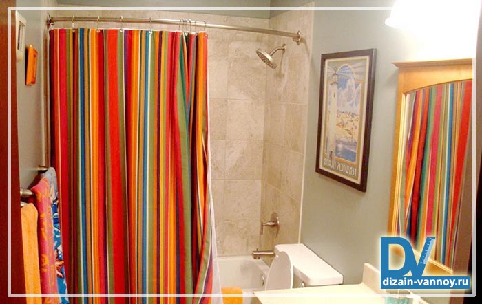 шторки для ванной раздвижные