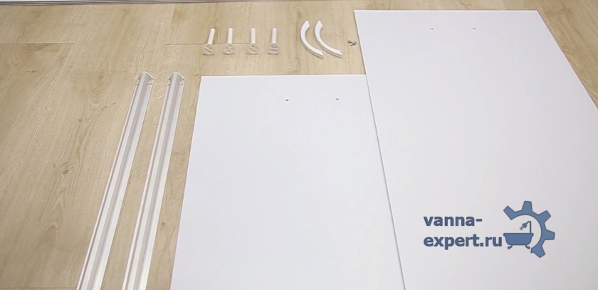 Комплектация экрана