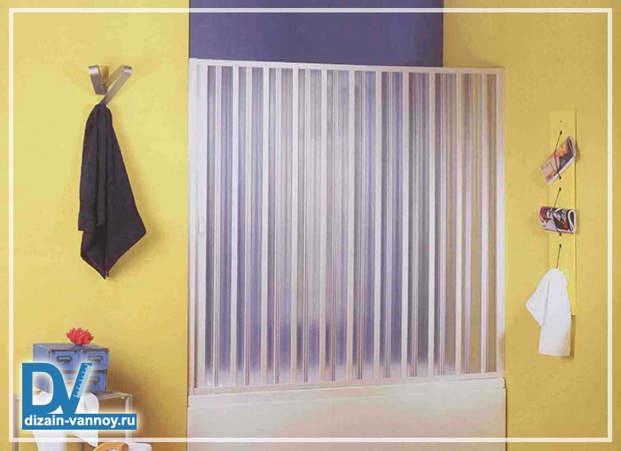 штора гармошка для ванной