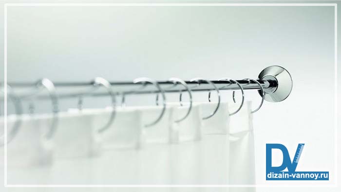 телескопический карниз для ванной