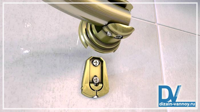 карниз для шторки в ванной