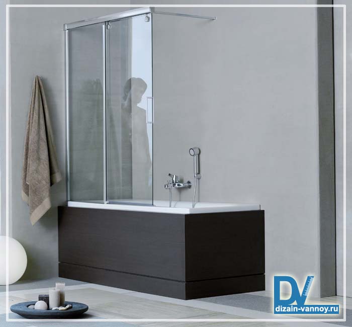 душевая шторка на ванну стекло
