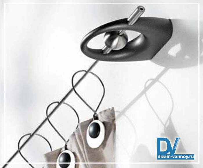 карниз для ванной овальный