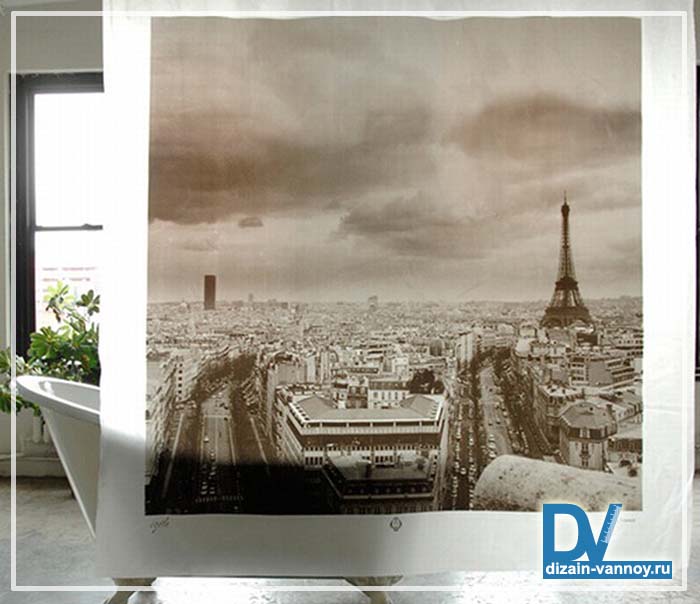 шторы в ванную фото