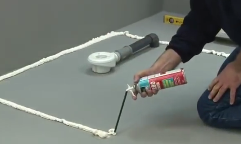 Нанесение пены