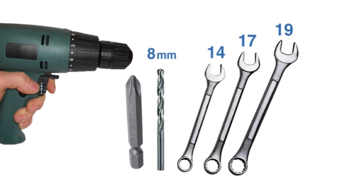 Подготовьте инструменты для монтажа