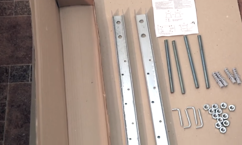 Проверьте содержимое комплекта