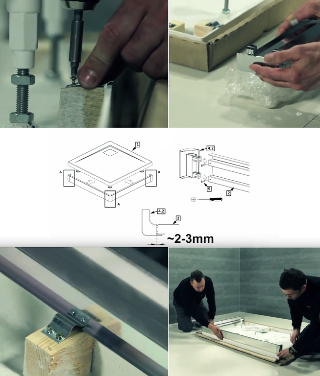 Сборка декоративного экрана