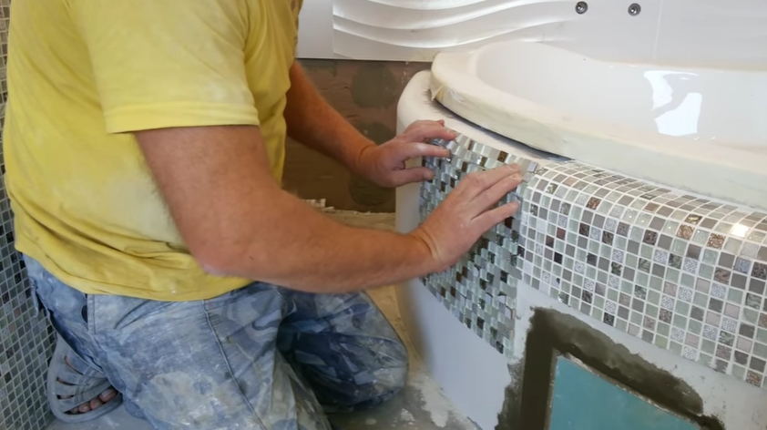 Укладка мозаики