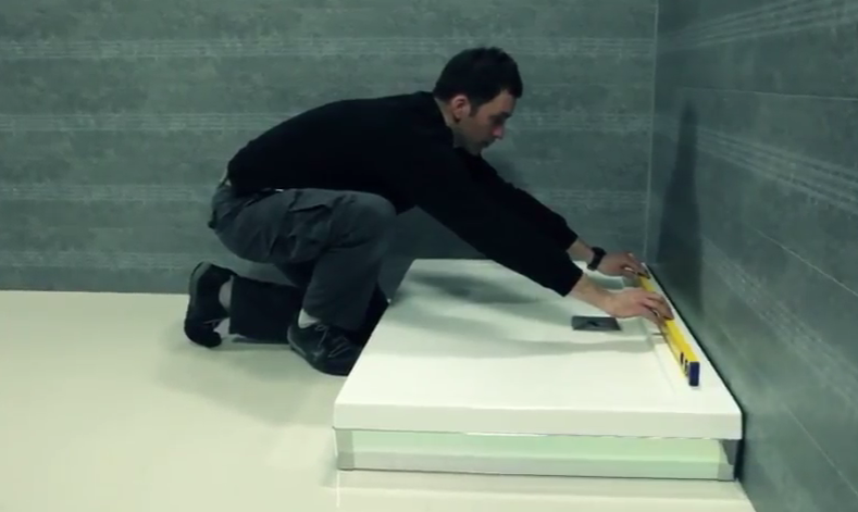 Выравнивание поддона