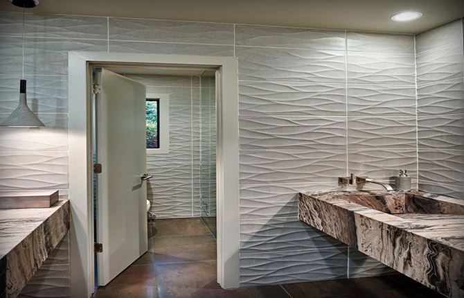 Рельефные отделка