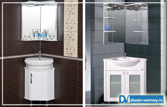 Примеры установки угловых зеркал в интерьере ванной угловые зеркала для ванной комнаты