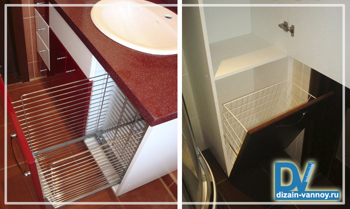 ящики в ванную комнату